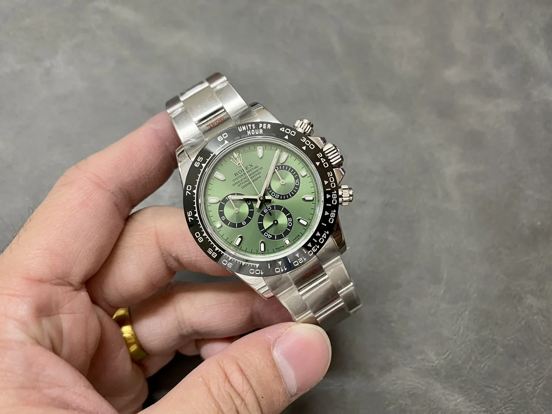 Rolex Daytona Steel — photographed off the sweep