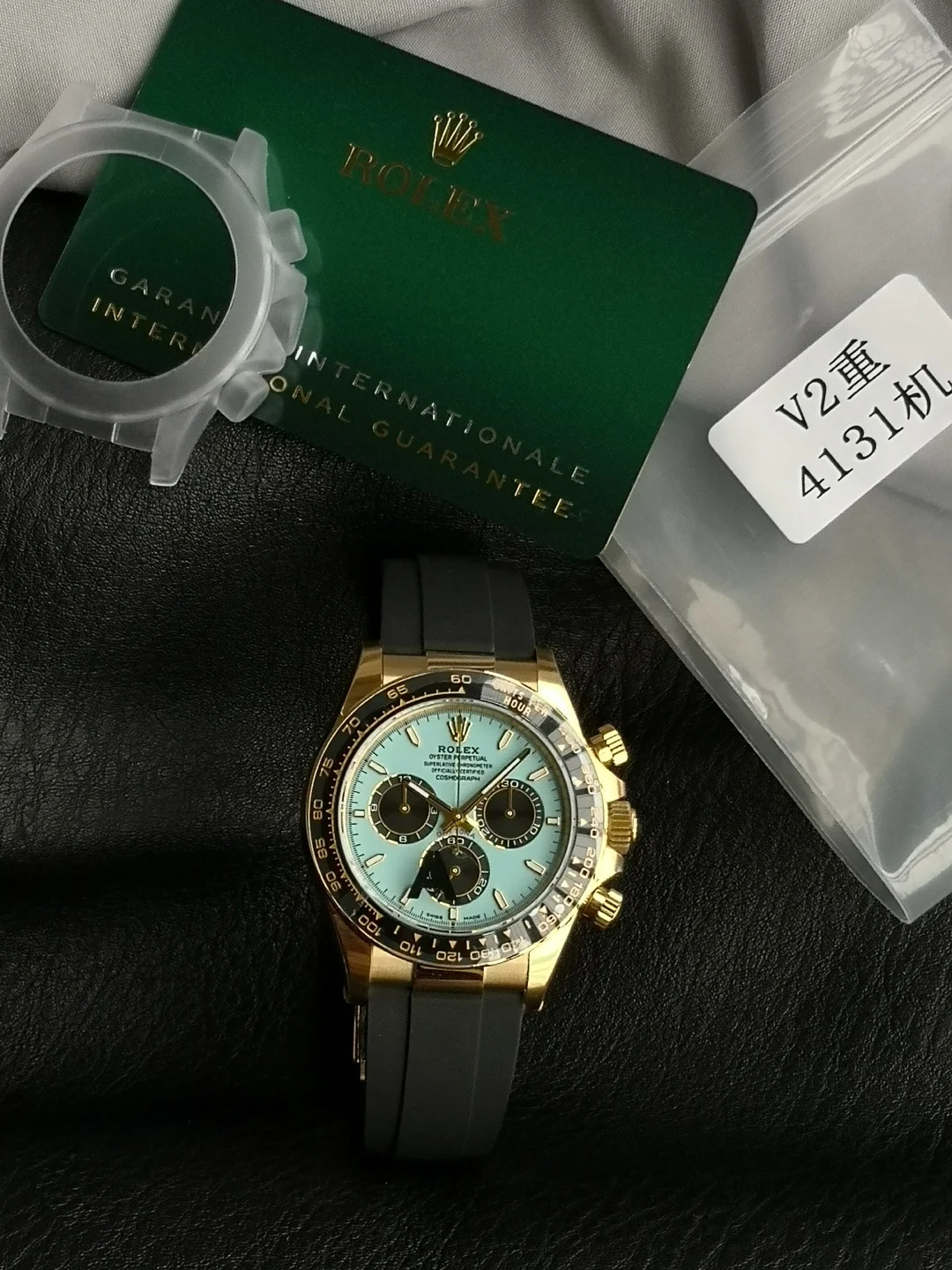 Rolex Daytona Tiffany 126518LN — photographed off the sweep