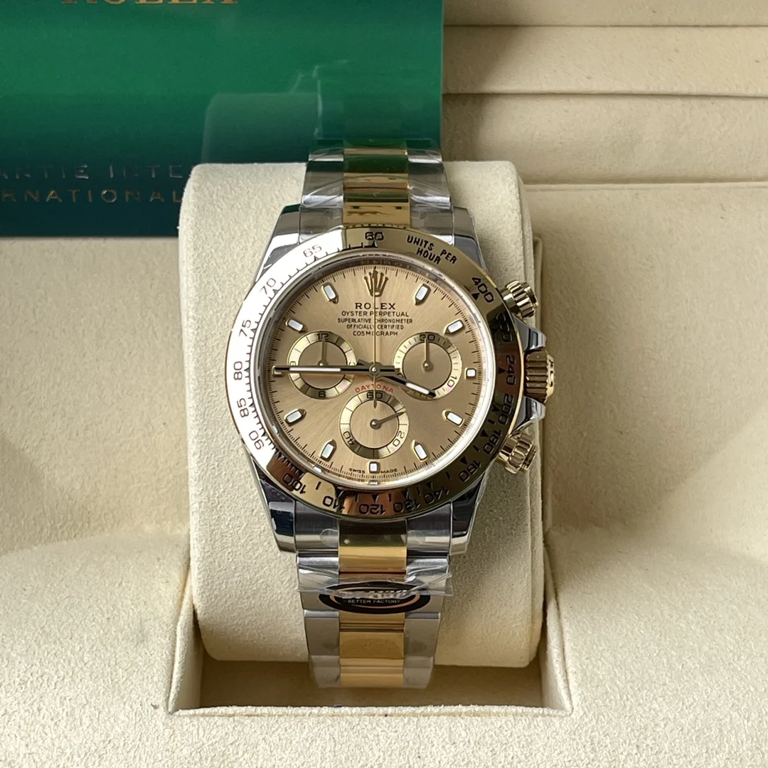 Rolex Daytona Two-Tone 116503 — photographed off the sweep