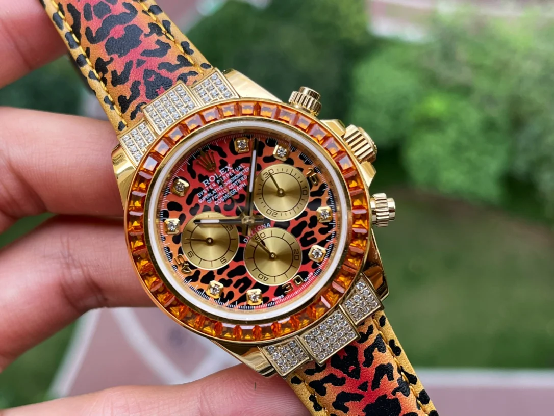 Rolex Daytona Yellow Dial — photographed off the sweep