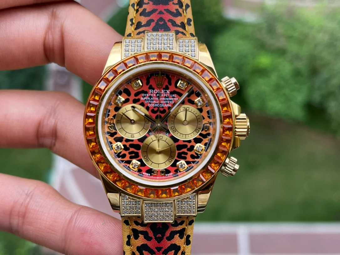 Rolex Daytona Yellow Dial — photographed off the sweep