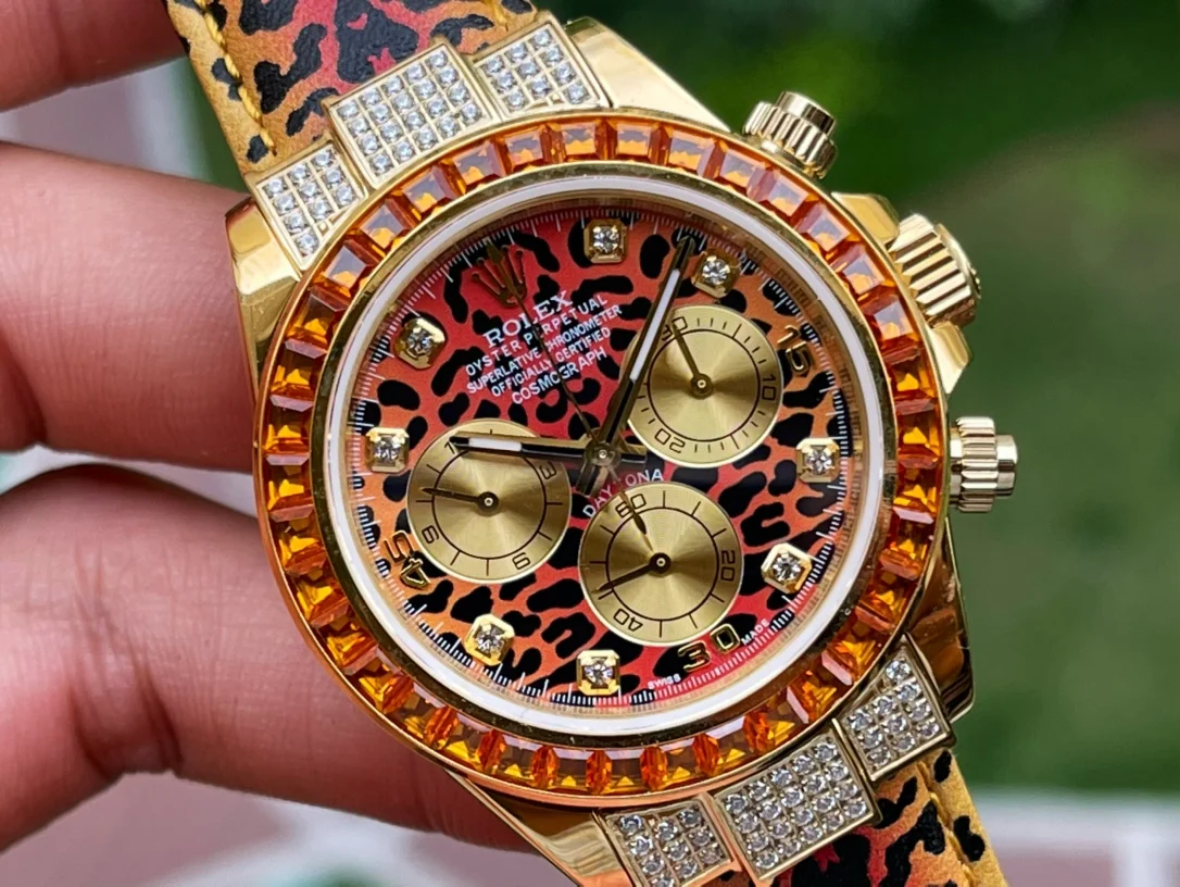 Rolex Daytona Yellow Dial — photographed off the sweep