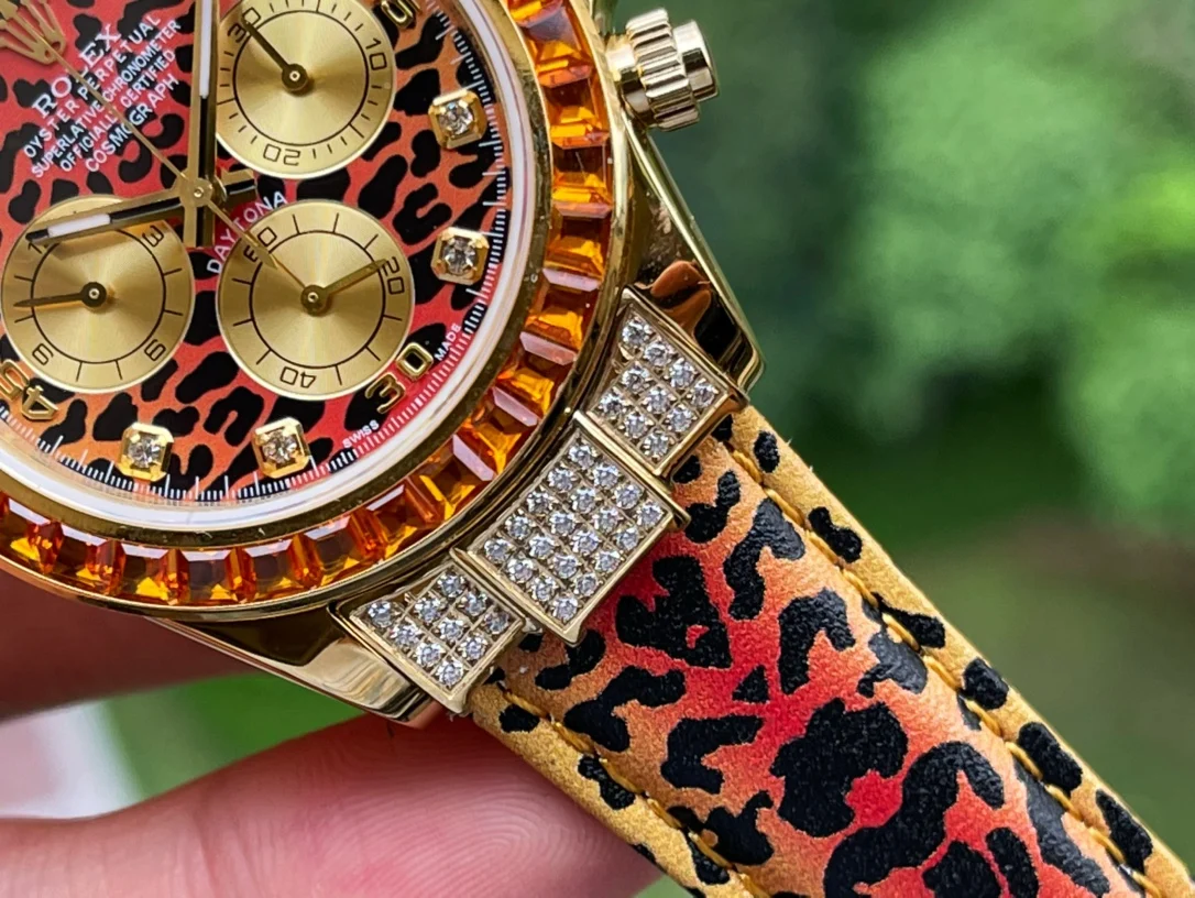 Rolex Daytona Yellow Dial — photographed off the sweep