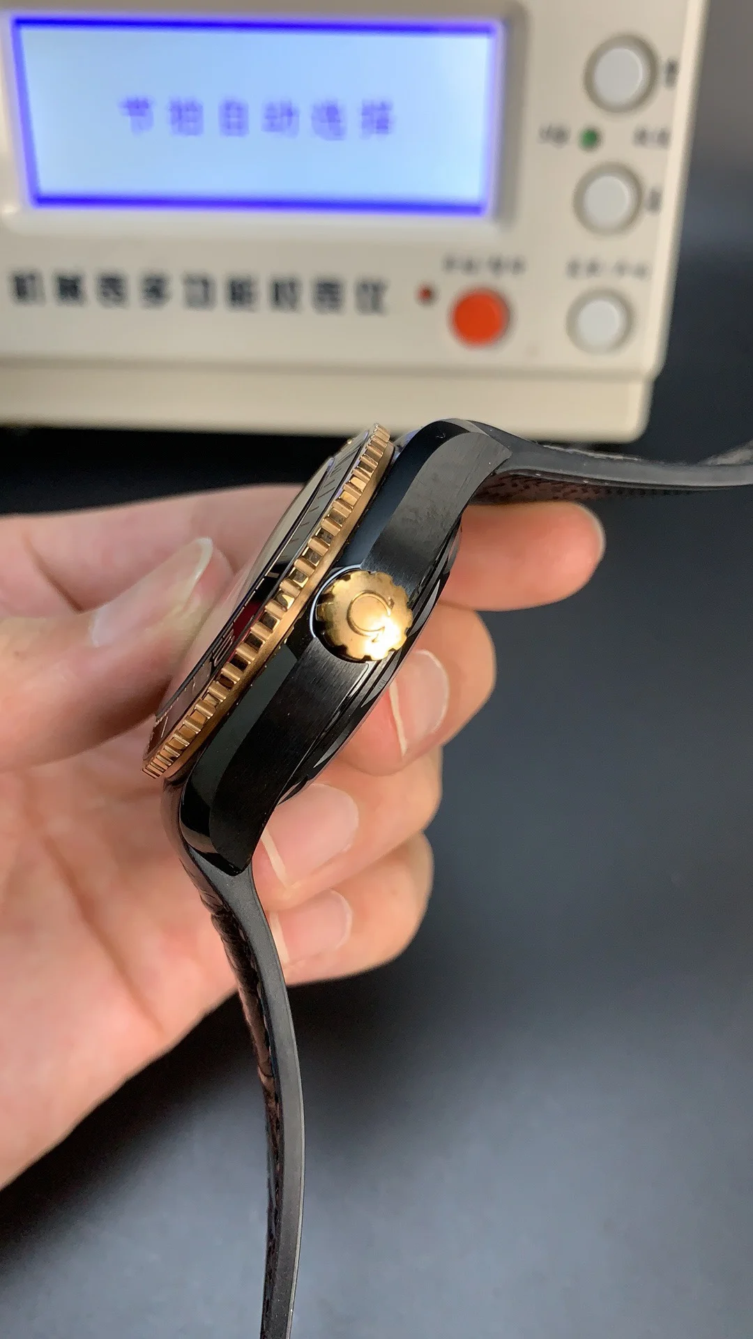 Rolex Deepsea Ceramic — photographed off the sweep