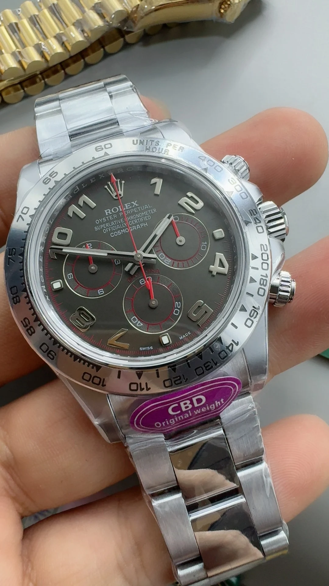 Rolex Disney — photographed off the sweep