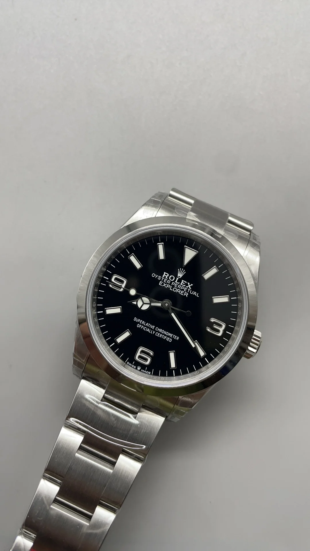 Rolex Explorer 36mm — photographed off the sweep