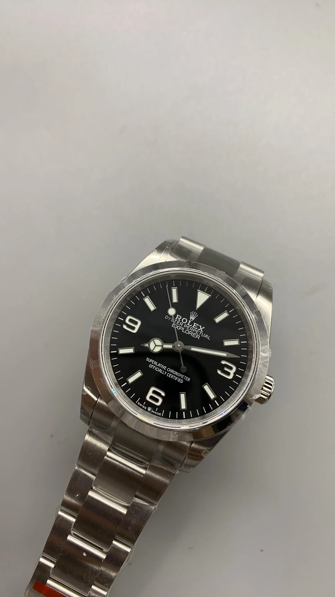 Rolex Explorer 36mm — photographed off the sweep