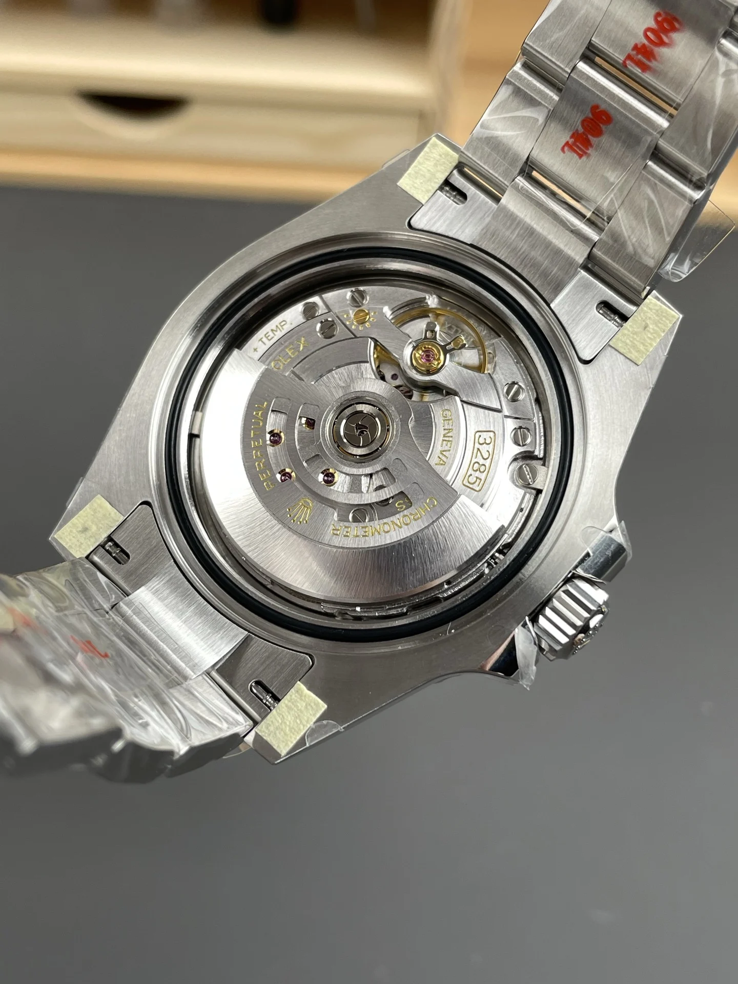 Rolex GMT-Master Coke 40mm — photographed off the sweep