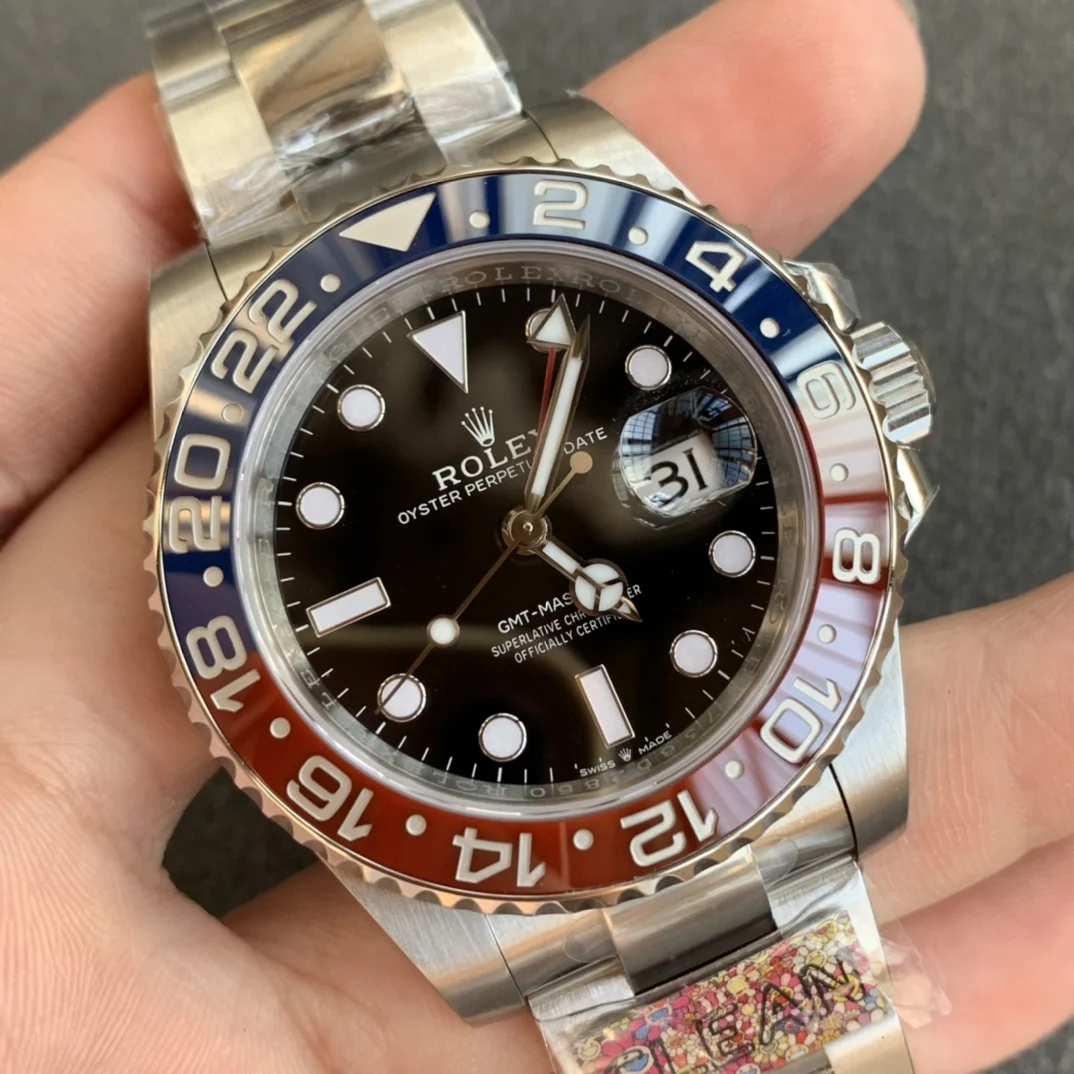 Rolex GMT-Master Coke Steel — photographed off the sweep