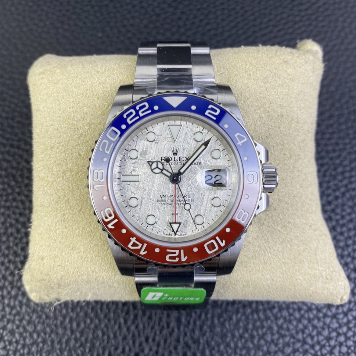 Rolex GMT-Master Coke — photographed off the sweep
