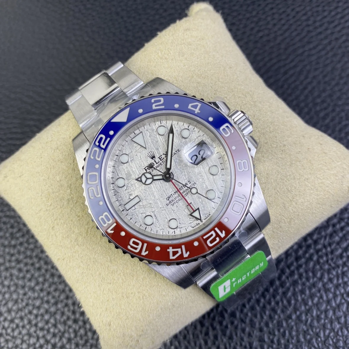 Rolex GMT-Master Coke — photographed off the sweep