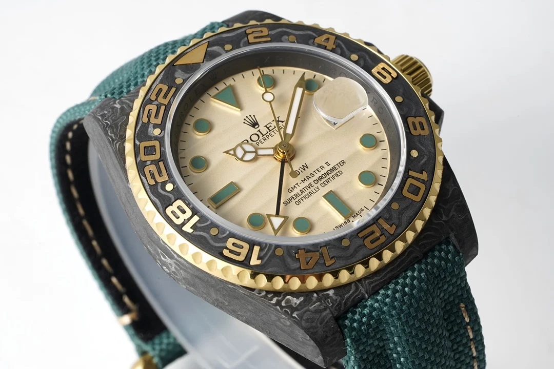 Rolex GMT-Master II Carbon — photographed off the sweep