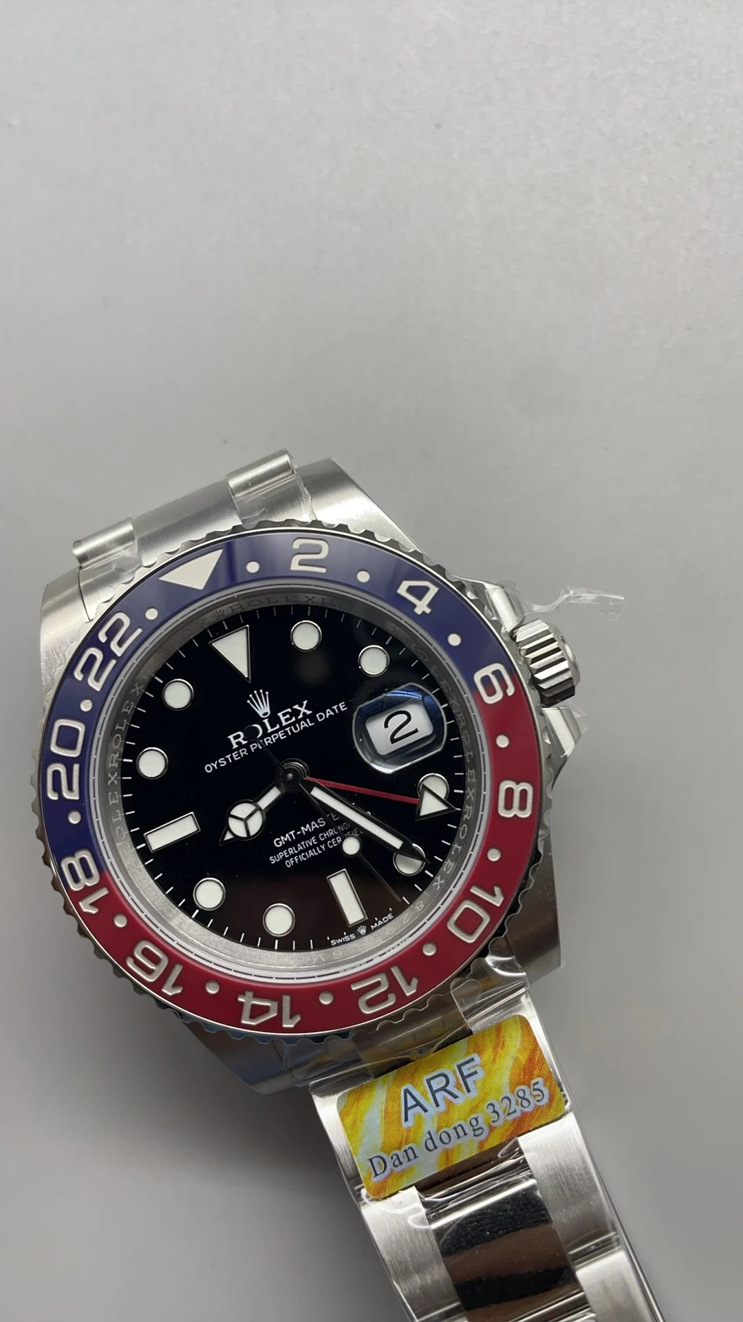 Rolex GMT-Master II Pepsi β photographed off the sweep