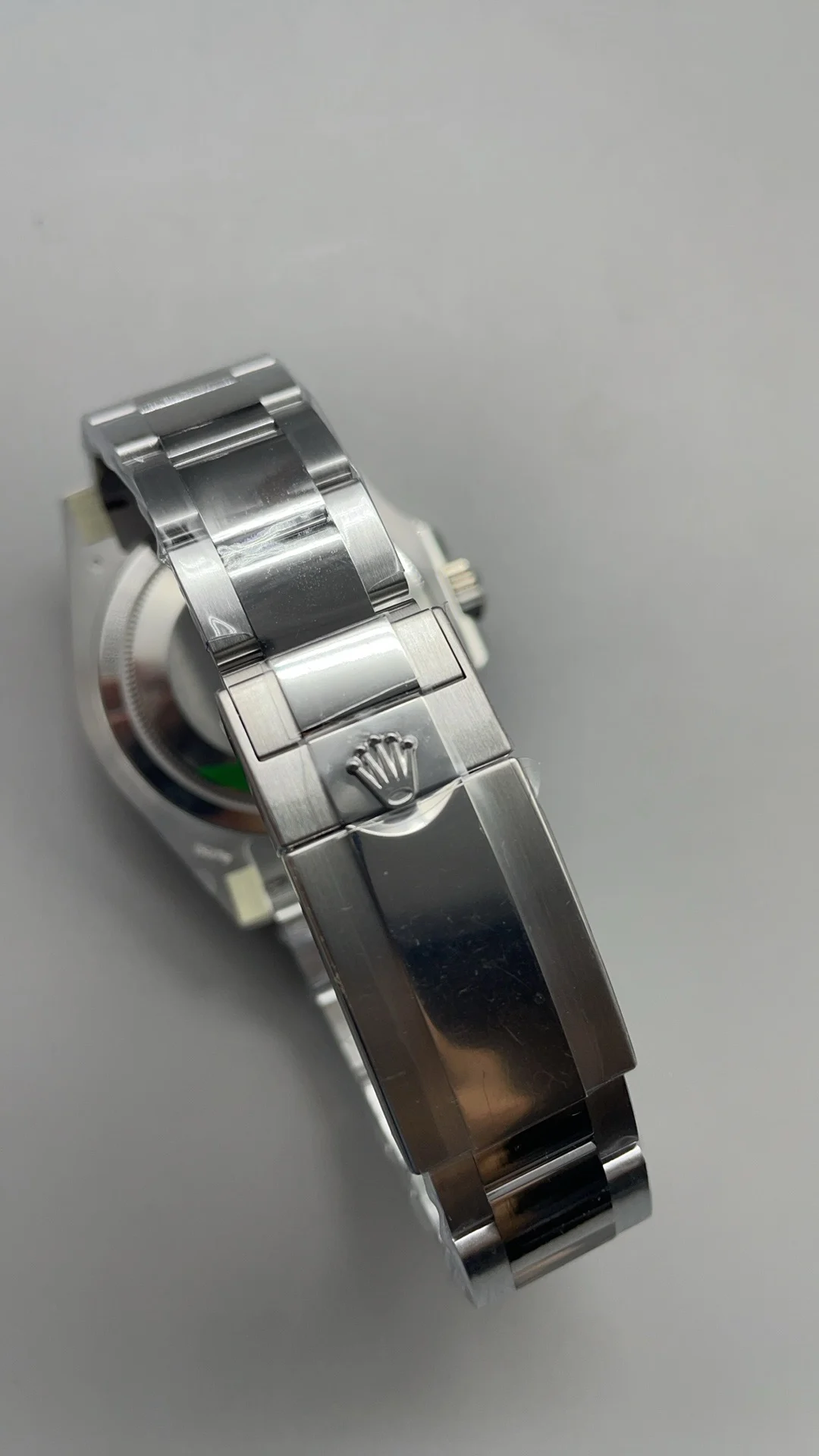 Rolex GMT-Master II Pepsi Platinum β photographed off the sweep
