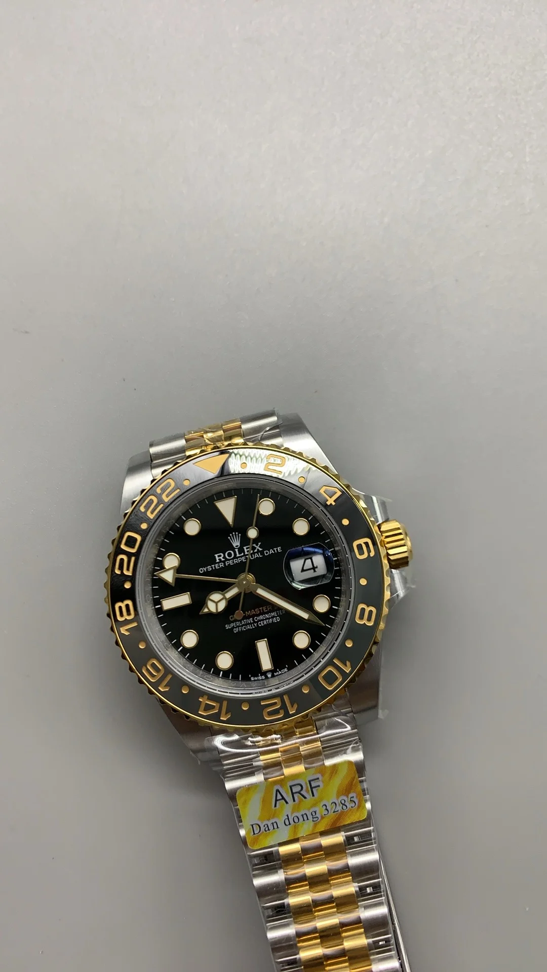 Rolex GMT-Master II Two-Tone — photographed off the sweep