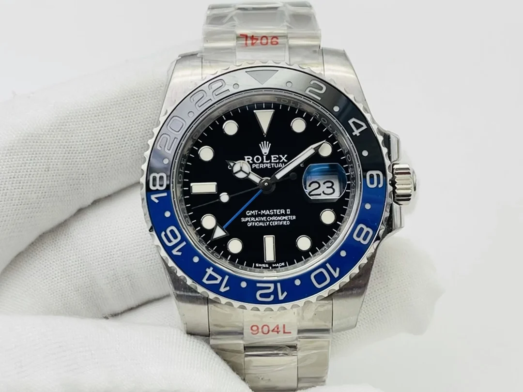 Rolex GMT-Master II White Gold Blue Dial 126710 40mm