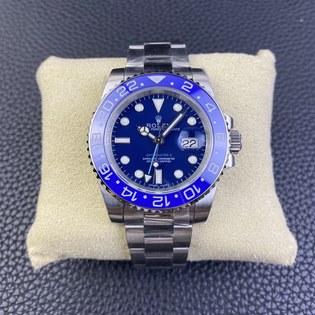 Rolex GMT-Master Steel 40mm — photographed off the sweep