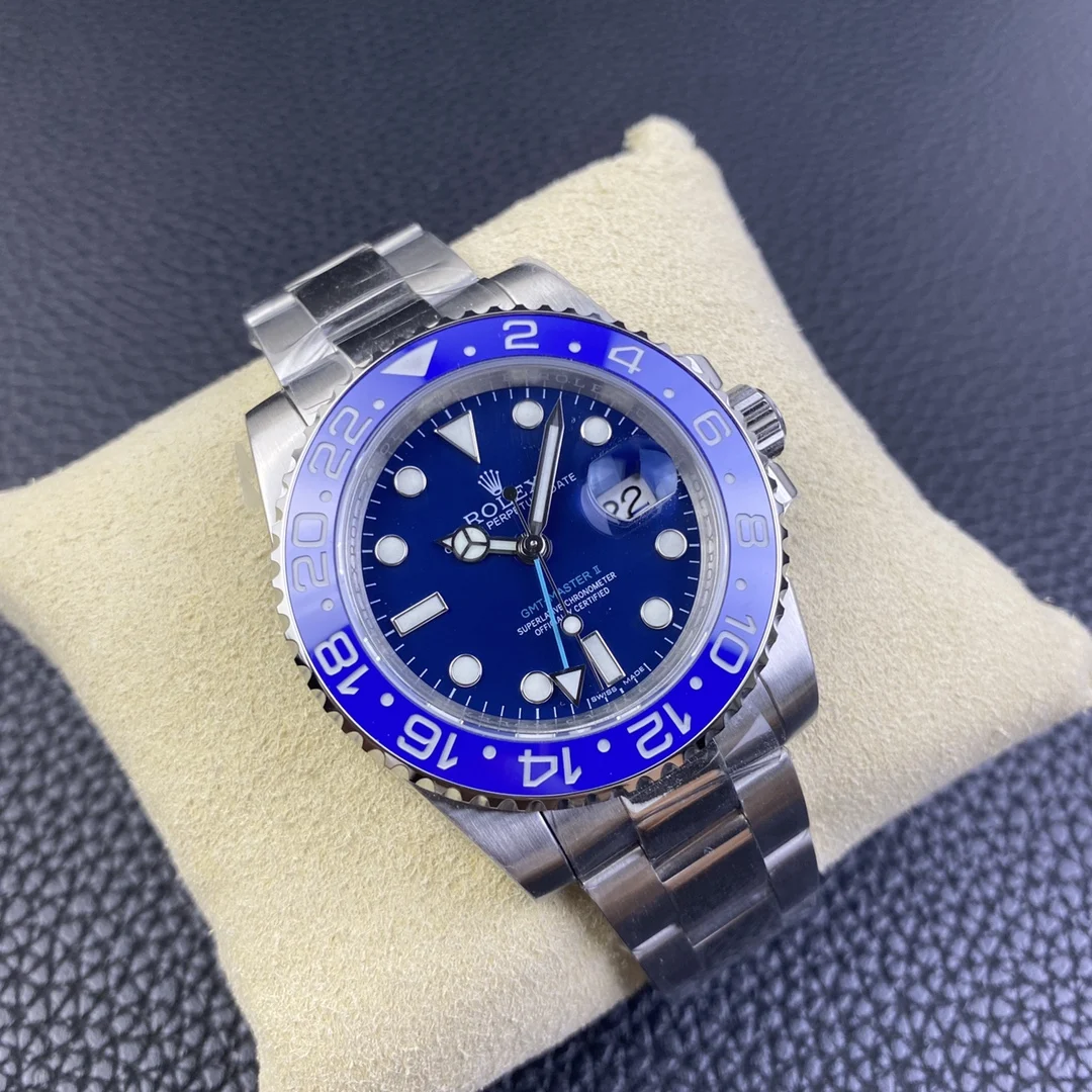Rolex GMT-Master Steel 40mm — photographed off the sweep