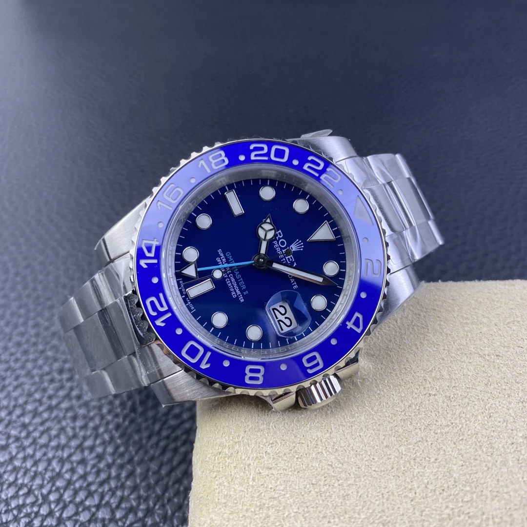 Rolex GMT-Master Steel 40mm — photographed off the sweep