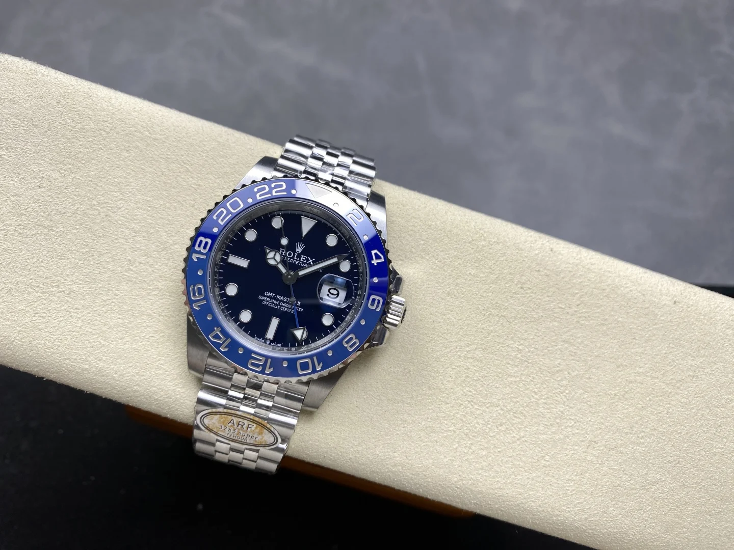 Rolex GMT-Master Steel 40mm — photographed off the sweep