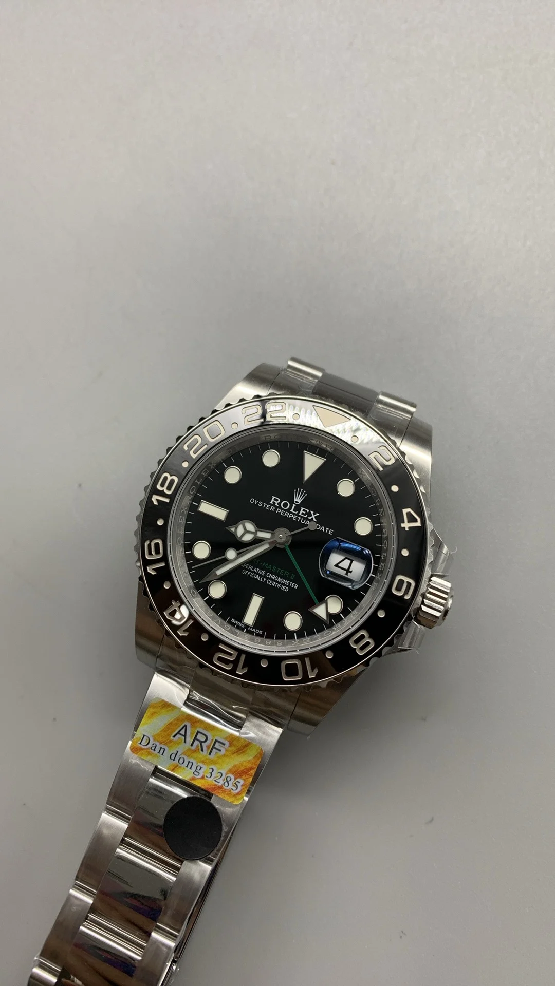 Rolex Green Dial — photographed off the sweep