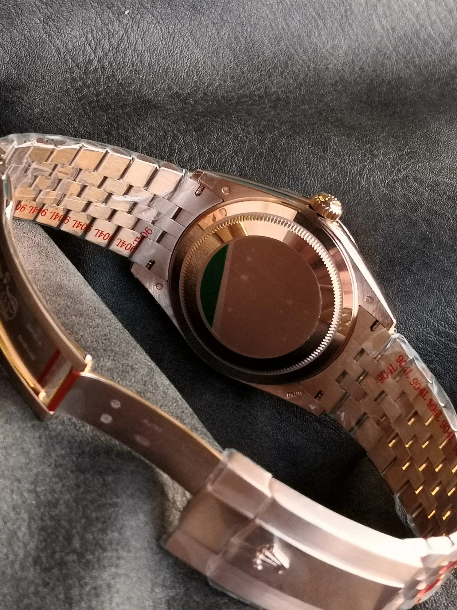 Rolex Green Dial 42mm — photographed off the sweep