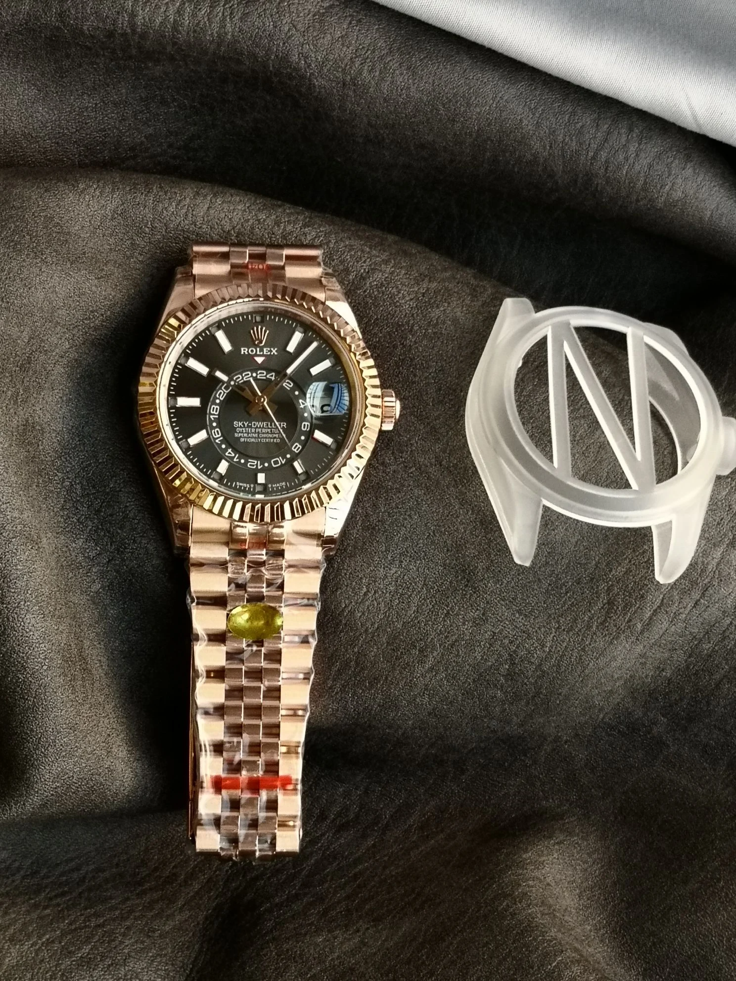 Rolex Green Dial 42mm — photographed off the sweep