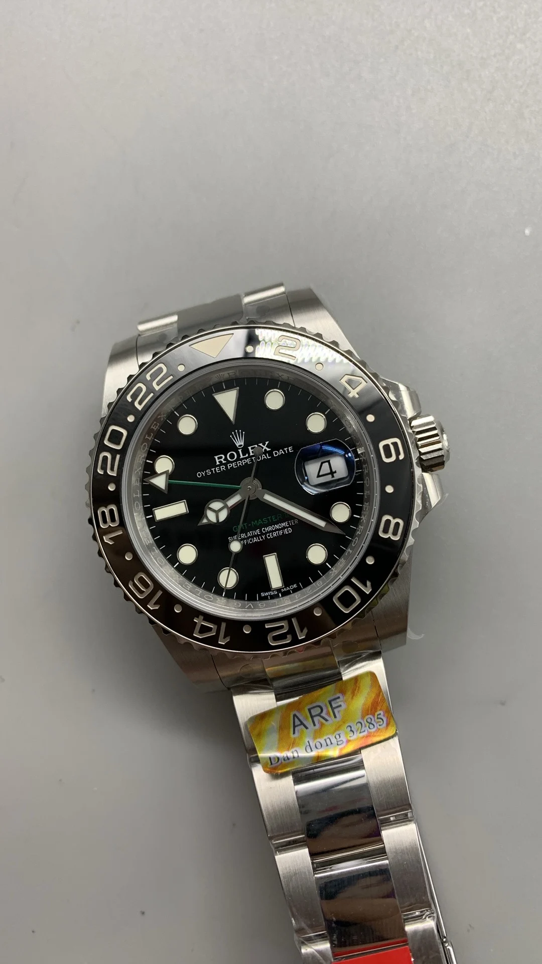 Rolex Green Dial — photographed off the sweep