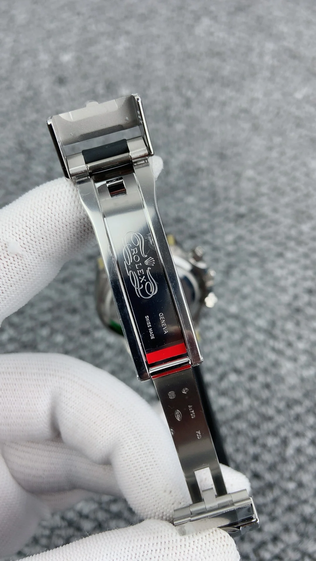 Rolex Grey Dial — photographed off the sweep