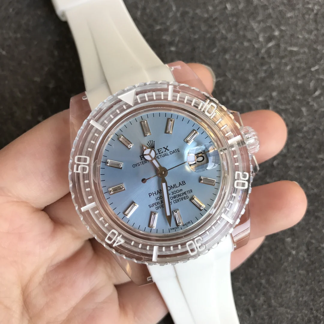 Rolex Ice Blue Blue Dial — photographed off the sweep