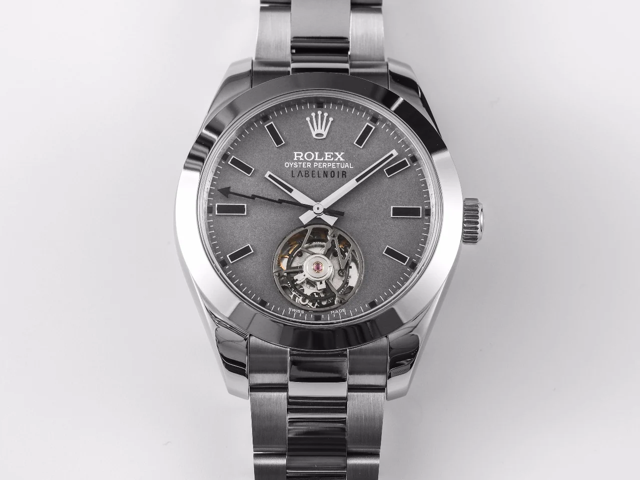 Rolex Milgauss Tourbillon 116400 — photographed off the sweep