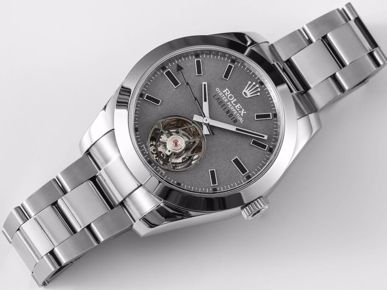 Rolex Milgauss Tourbillon 116400 — photographed off the sweep