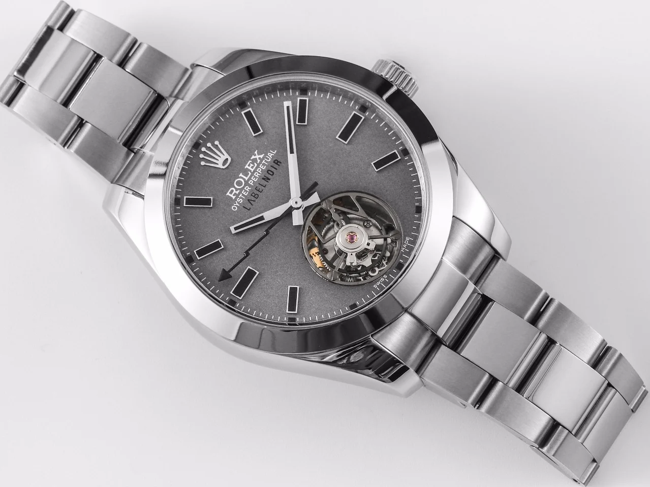 Rolex Milgauss Tourbillon 116400 — photographed off the sweep