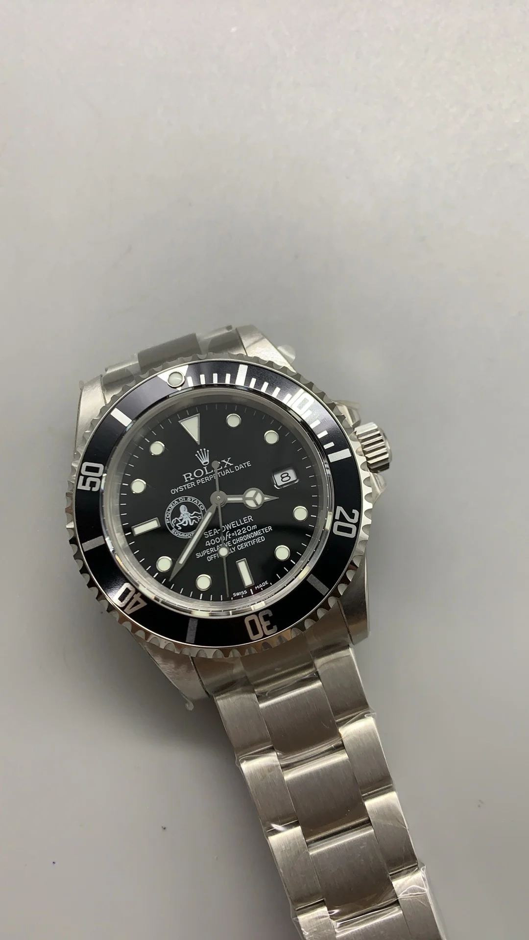 Rolex Octopus , VR3135 β photographed off the sweep