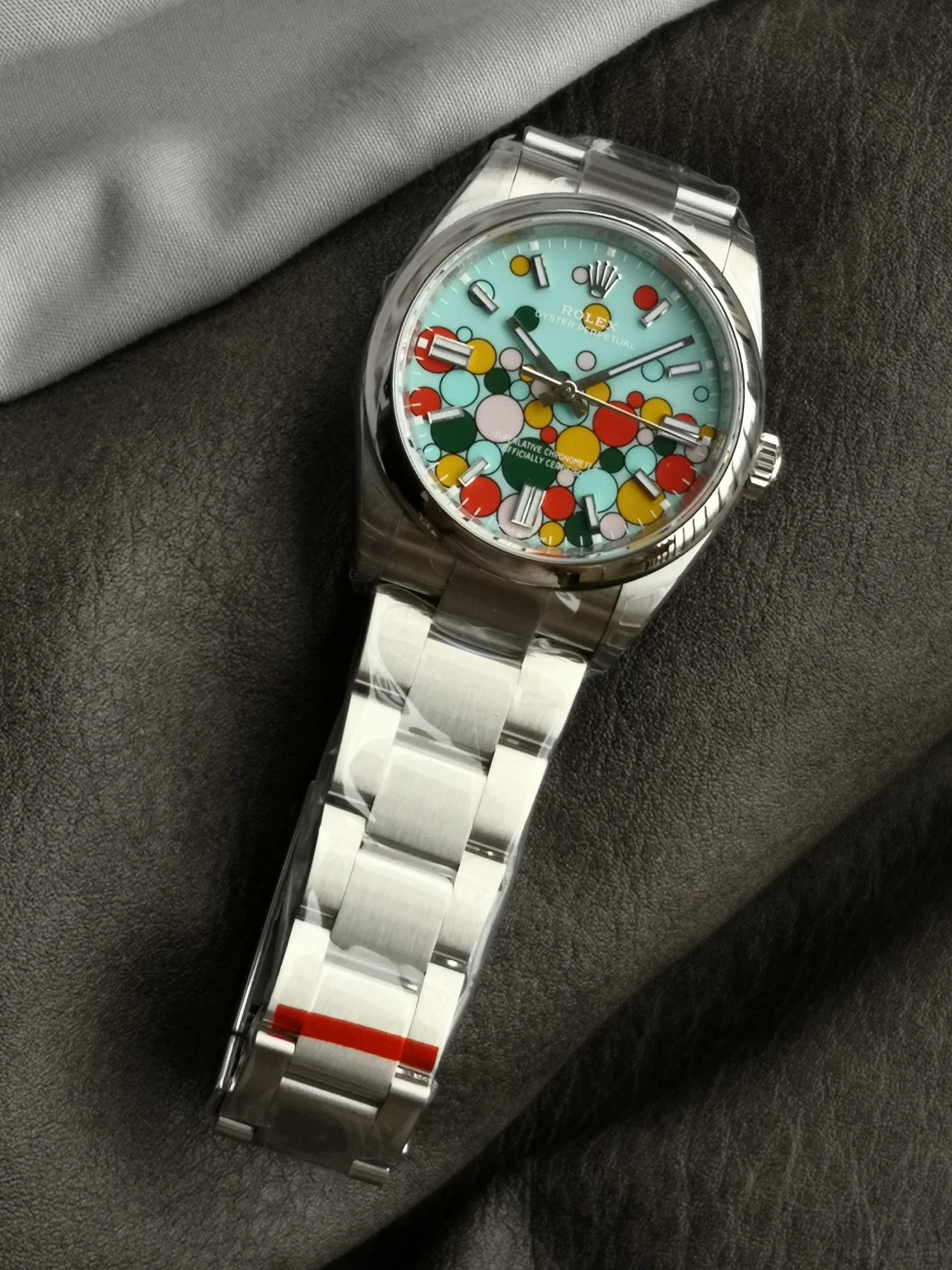 Rolex Oyster Perpetual 126000 — photographed off the sweep