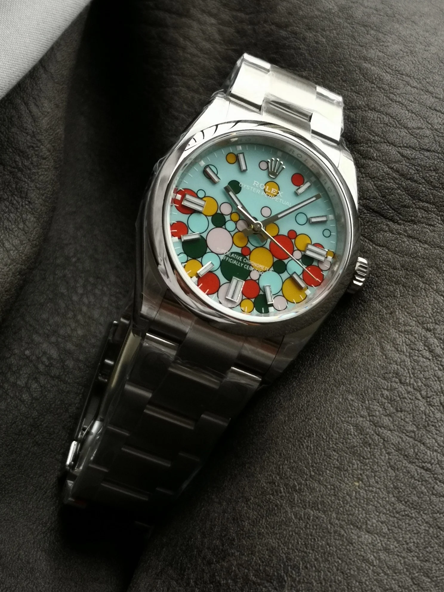 Rolex Oyster Perpetual 126000 — photographed off the sweep