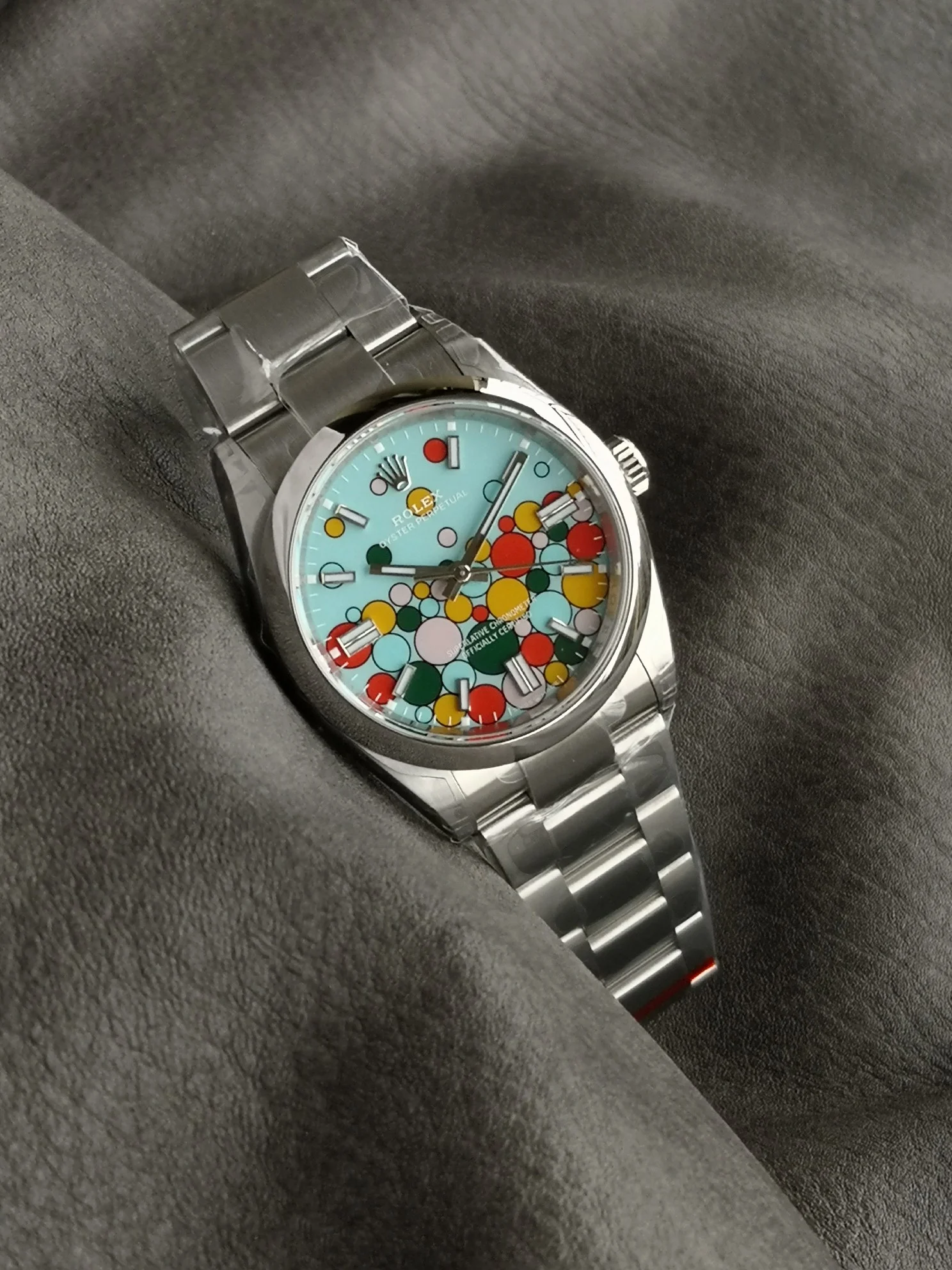 Rolex Oyster Perpetual 126000 — photographed off the sweep