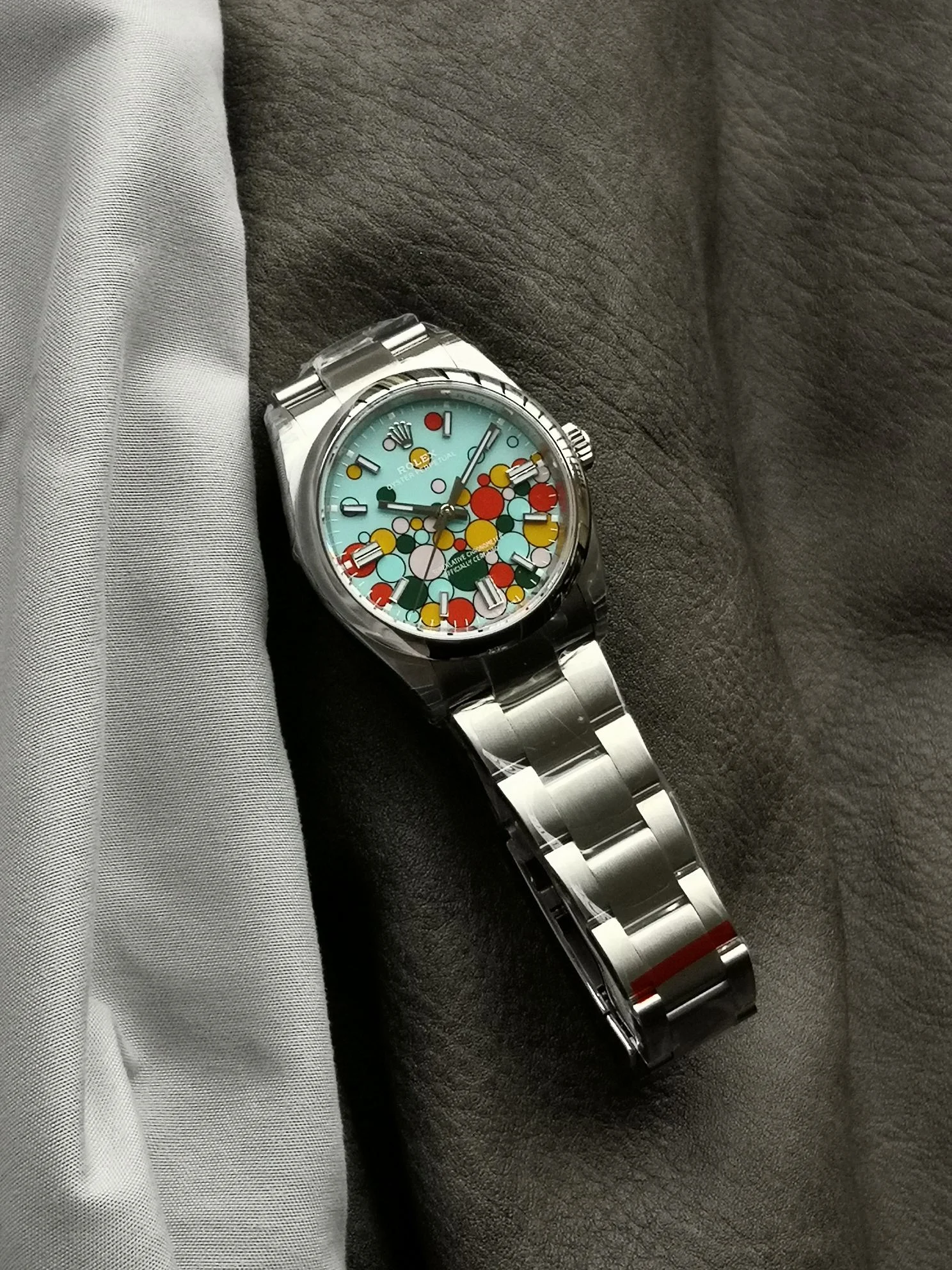 Rolex Oyster Perpetual 126000 — photographed off the sweep