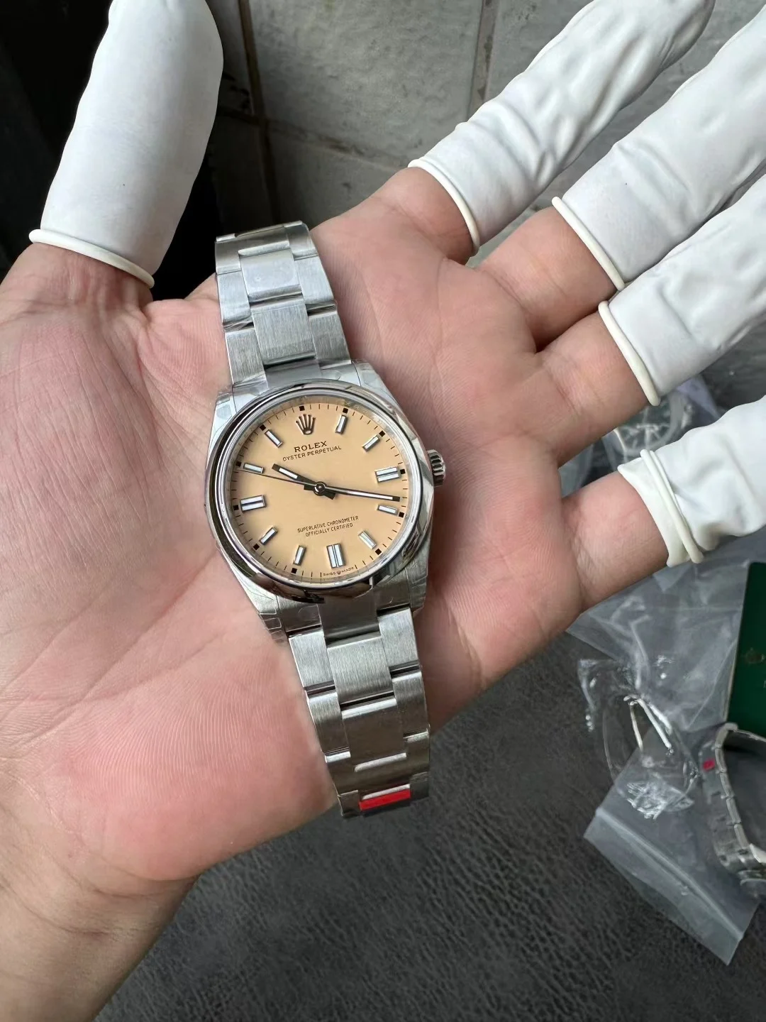 Rolex Oyster Perpetual 36mm — photographed off the sweep