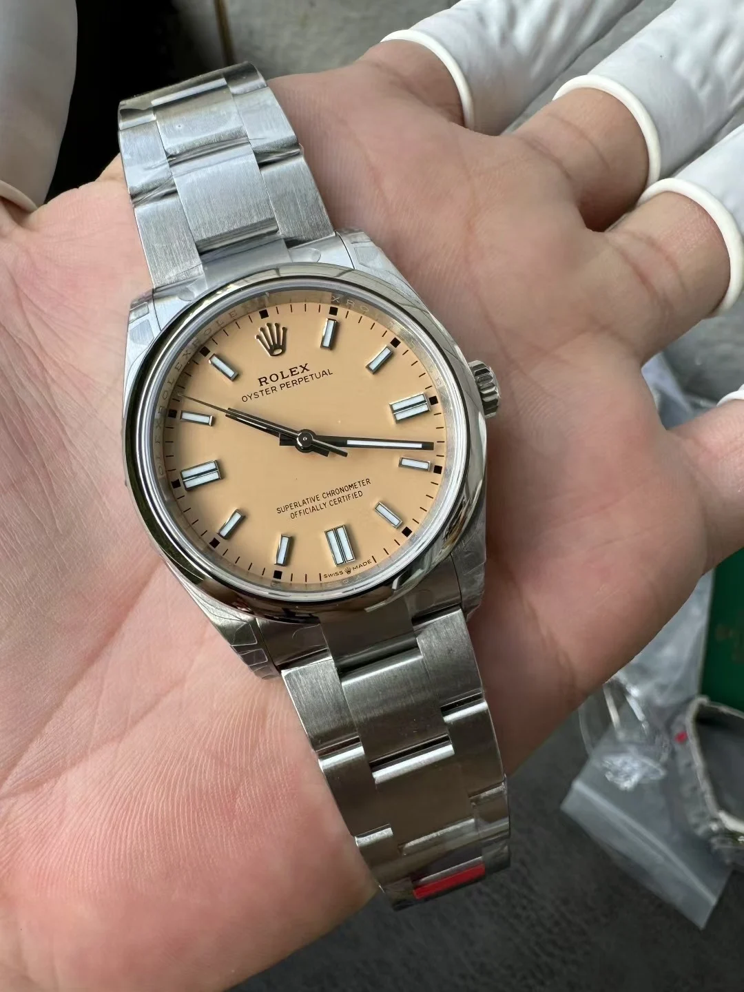 Rolex Oyster Perpetual 36mm — photographed off the sweep