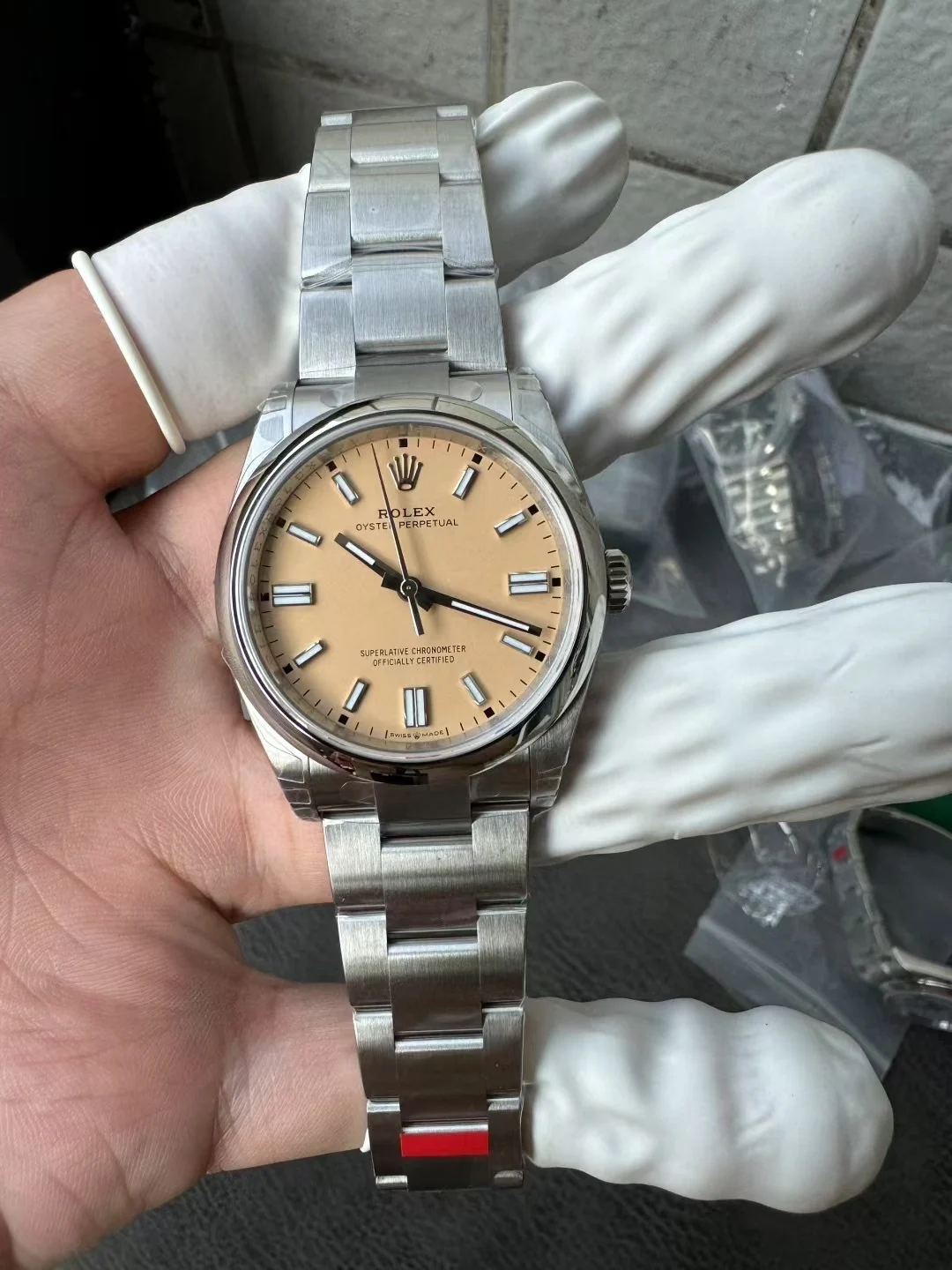 Rolex Oyster Perpetual 36mm — photographed off the sweep