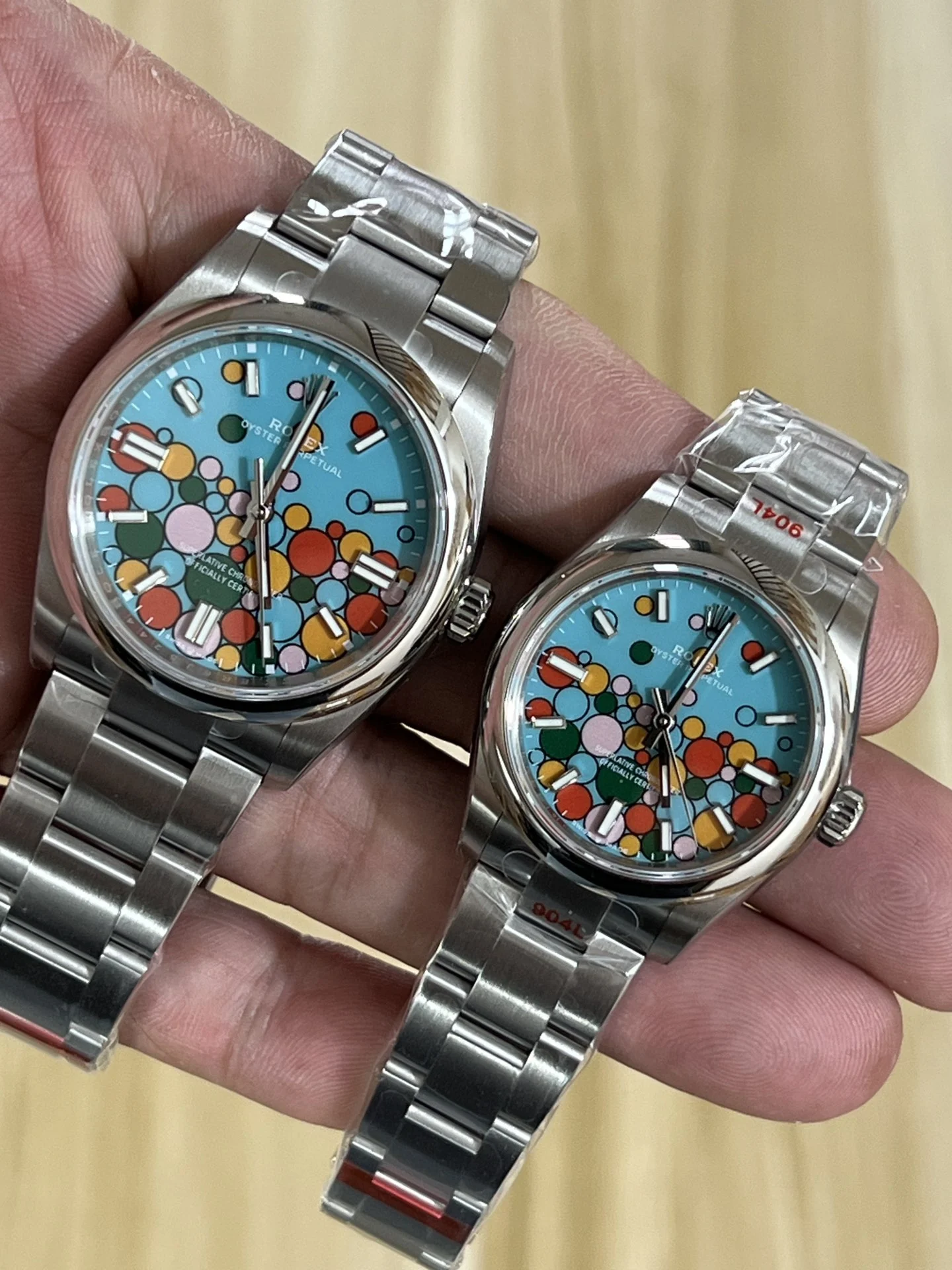 Rolex Oyster Perpetual 36mm — photographed off the sweep