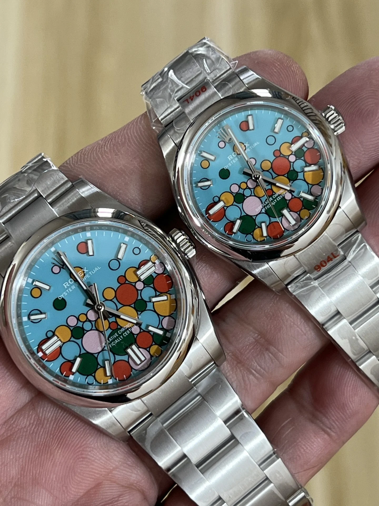 Rolex Oyster Perpetual 36mm — photographed off the sweep