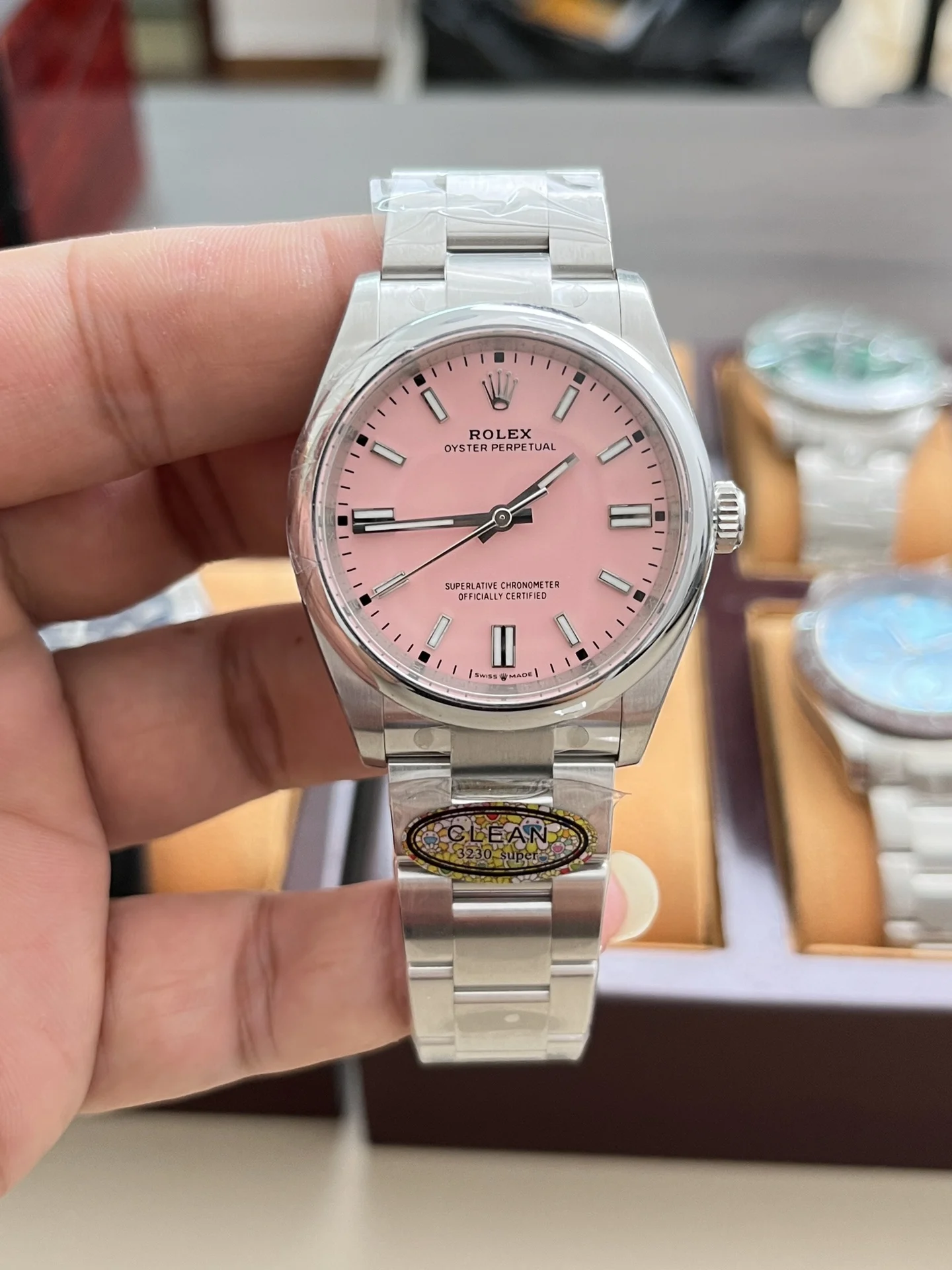 Rolex Oyster Perpetual 36mm — photographed off the sweep