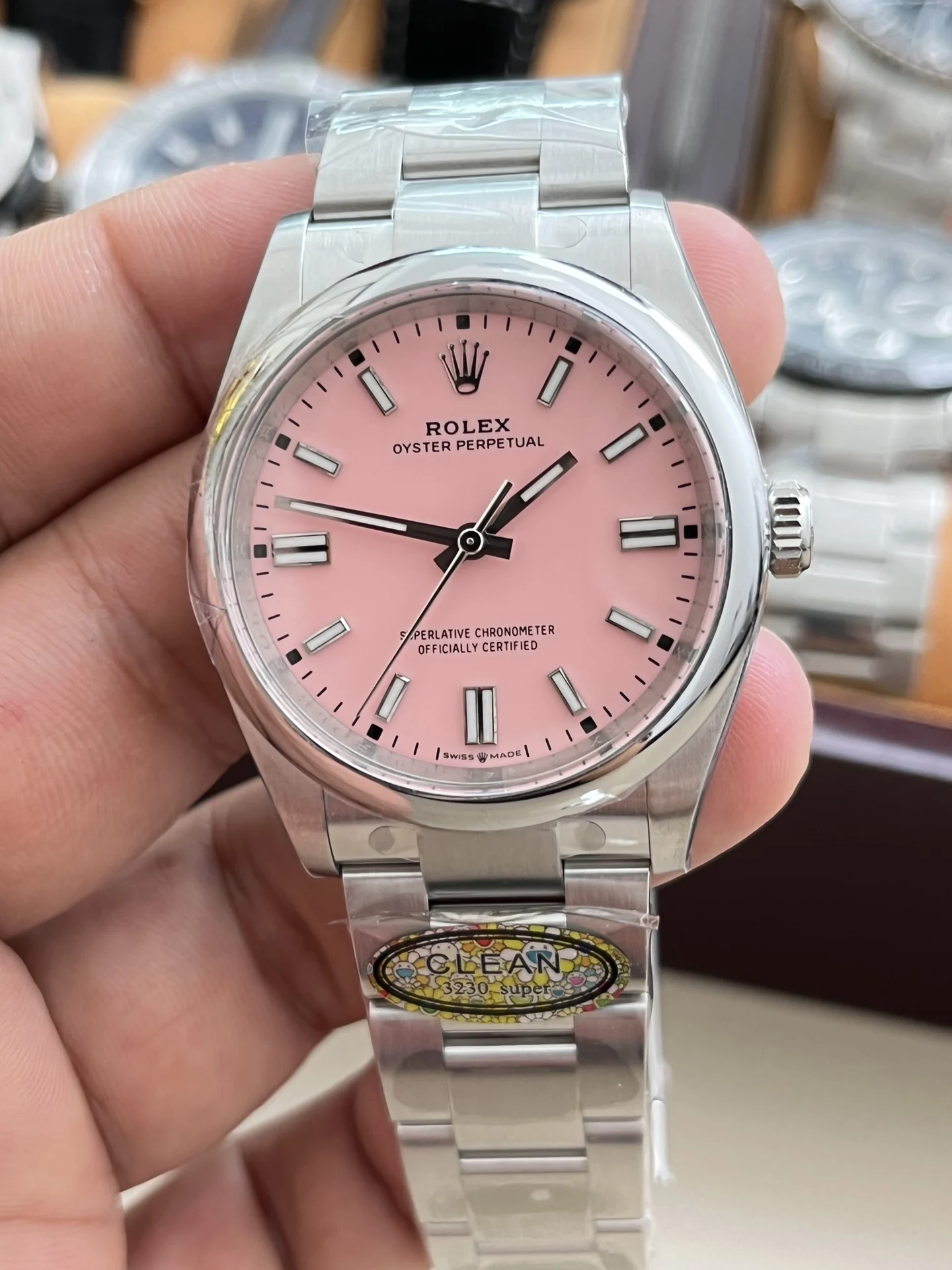 Rolex Oyster Perpetual 36mm — photographed off the sweep