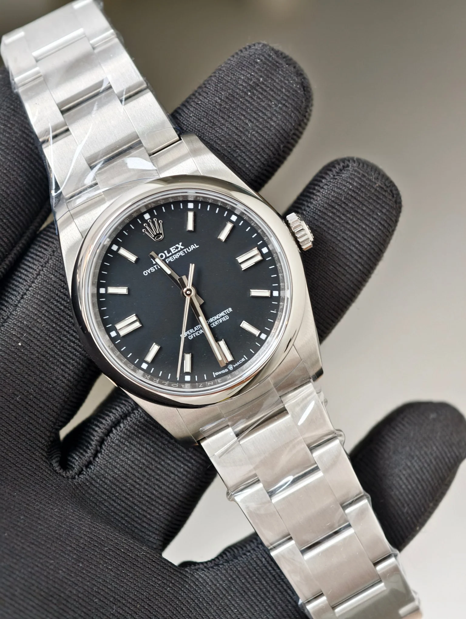 Rolex Oyster Perpetual Black Dial 36mm