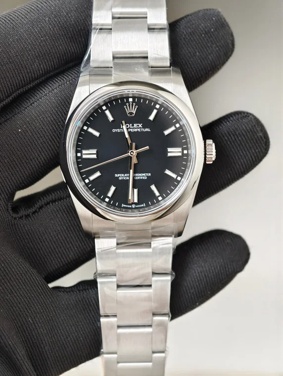 Rolex Oyster Perpetual Black Dial 36mm
