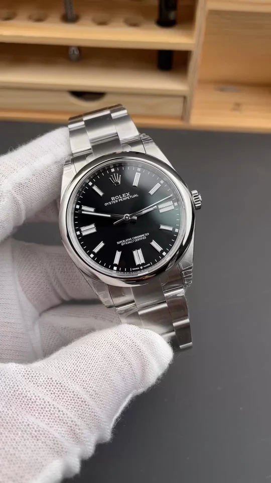 Rolex Oyster Perpetual Black Dial 41mm
