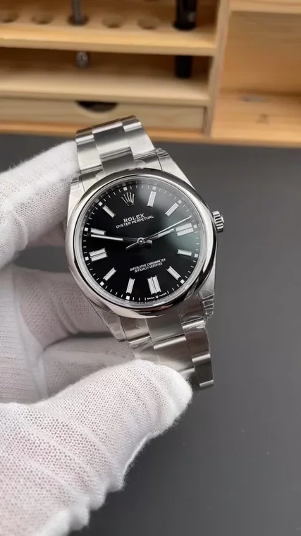 Rolex Oyster Perpetual Black Dial 41mm