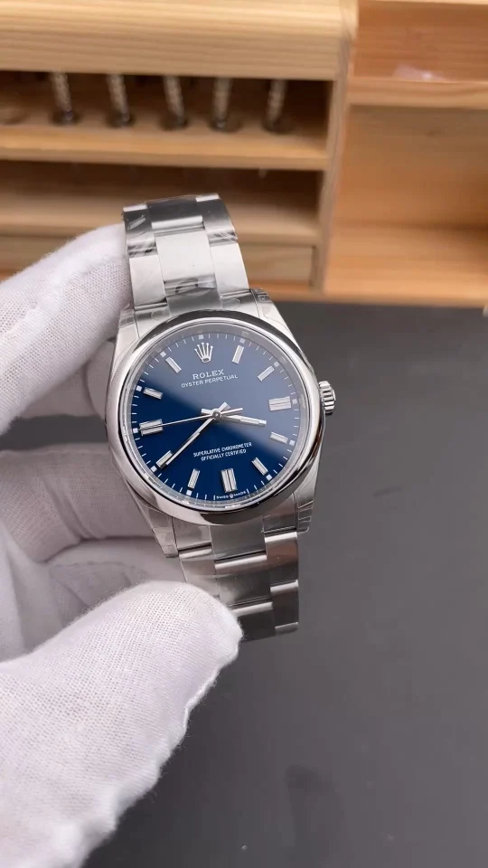 Rolex Oyster Perpetual Blue Dial 36mm